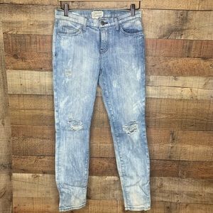 Current Elliott acid wash jeans the stiletto